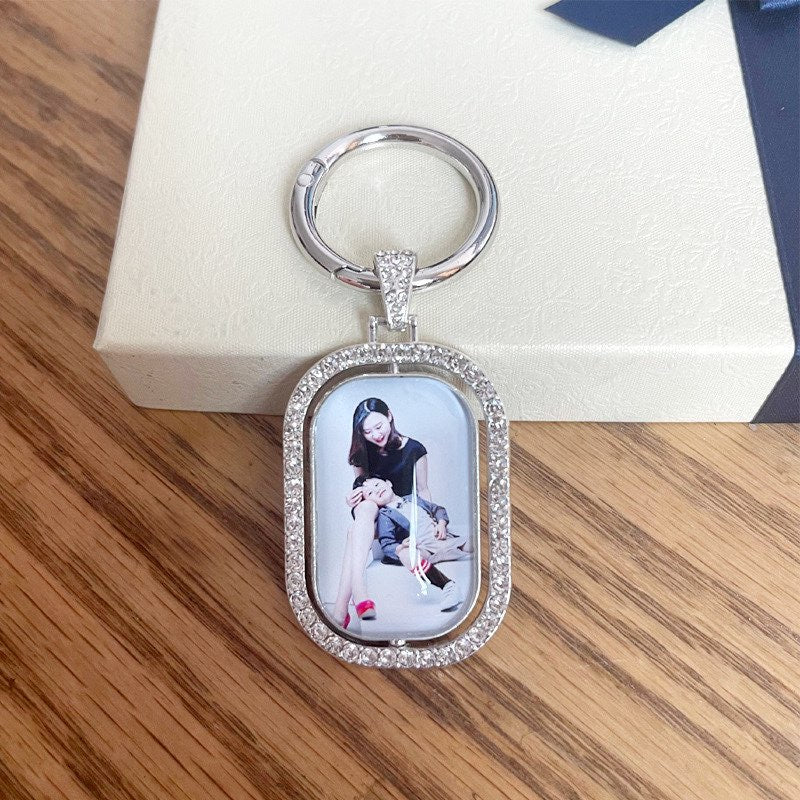 custom rhinestone keychain