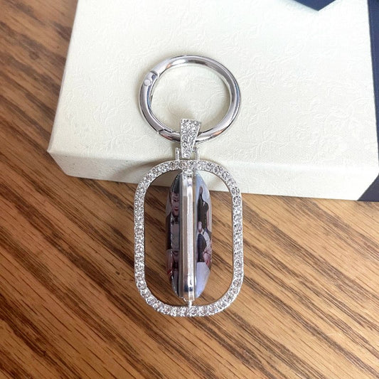 custom rhinestone keychain