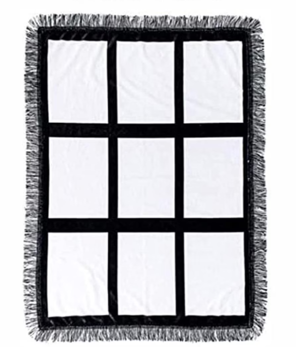 9 panel photo blanket